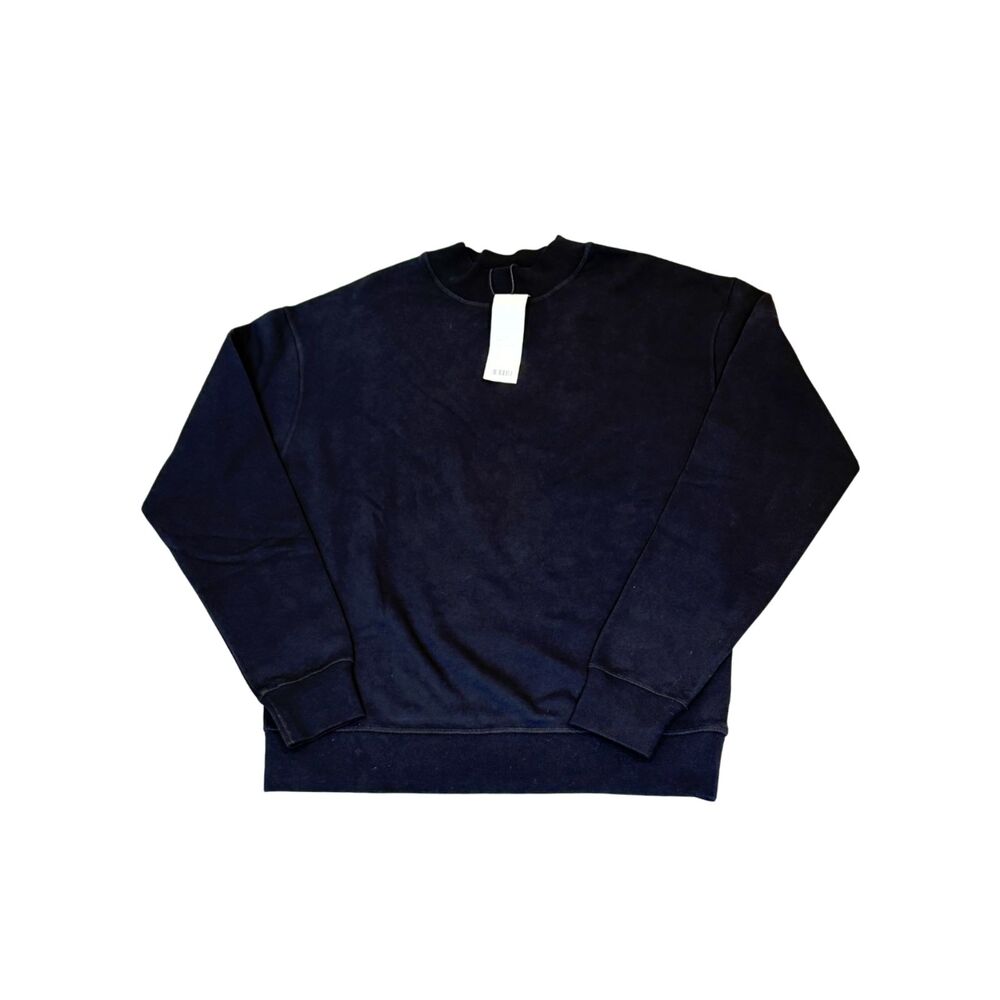 KOTN Black Men's Mock Neck Sweatshirt Size S NWT Minimalist Sweater